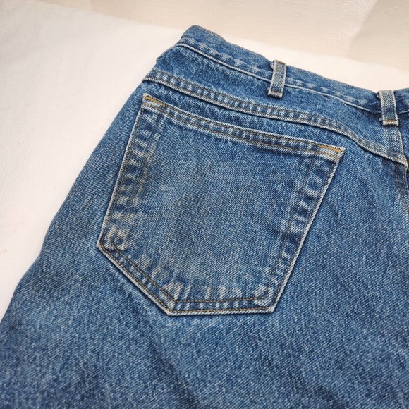 L.L. Bean Double L Classic Fit Flannel Lined Jeans Men's Size 38x30 Warm Denim - Picture 4 of 9